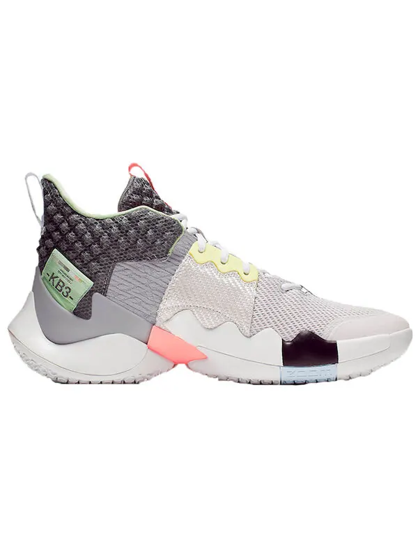 Кроссовки почему бы не zer0.2 Air Jordan — изображение 2 из 4, серый/-серый-белый