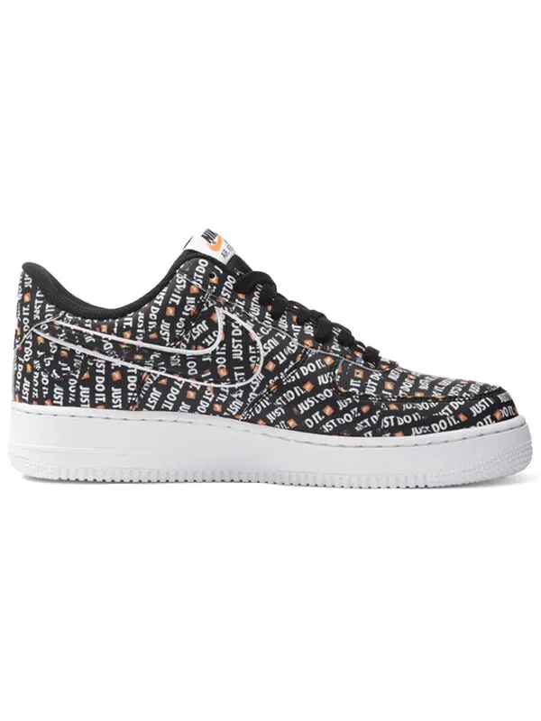 Кроссовки air force 1 low '07 lv8 'just do it' Nike — изображение 2 из 4, черный/белый