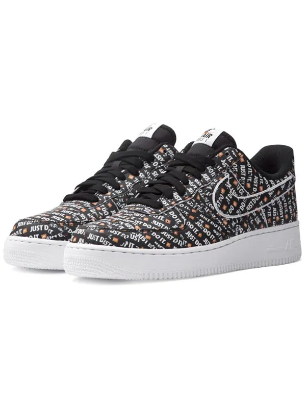 Кроссовки air force 1 low '07 lv8 'just do it' Nike — изображение 4 из 4, черный/белый