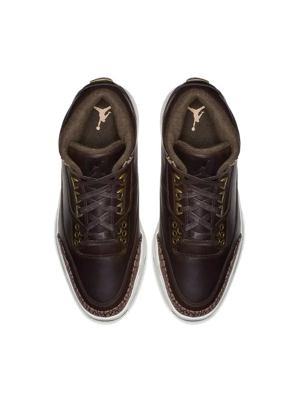Кроссовки 3 golf premium 'brown' Air Jordan — изображение 3 из 4, черный/коричневый