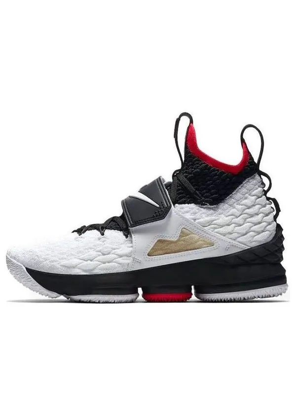 Кроссовки леброн 15 Nike — изображение 1 из 4, белый/черный