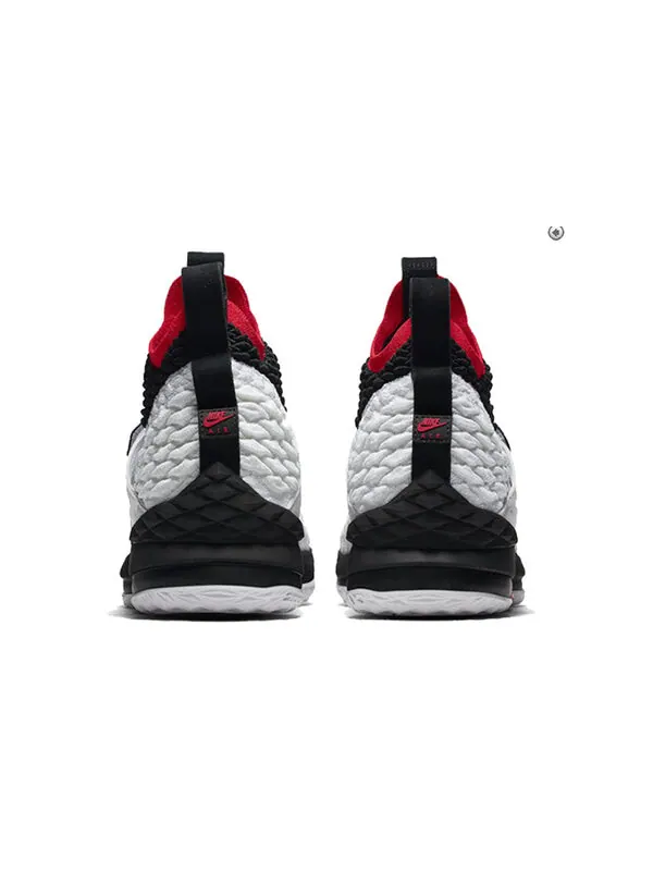 Кроссовки леброн 15 Nike — изображение 4 из 4, белый/черный