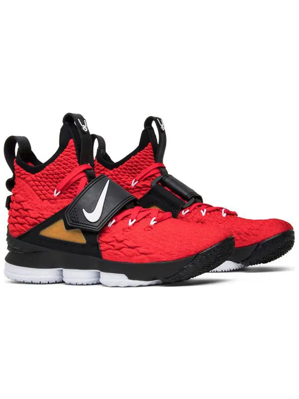 Кроссовки lebron 15 'red diamond turf' pe Nike — изображение 3 из 4, красный/белый-черный