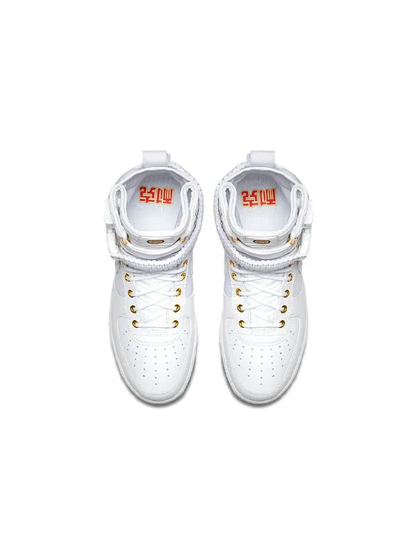 Кроссовки sf air force 1 Nike — изображение 4 из 4, белый-золотистый
