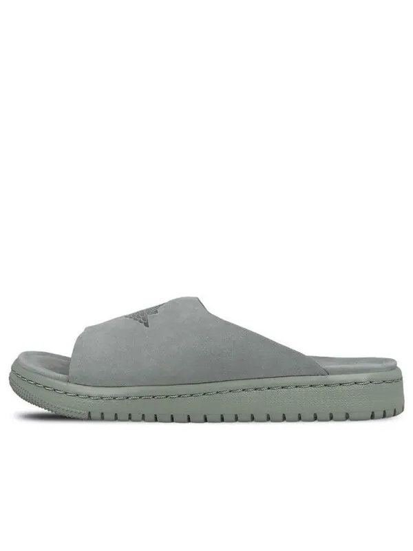Тапочки modero slide 'mica green' Air Jordan — изображение 1 из 4, зеленый