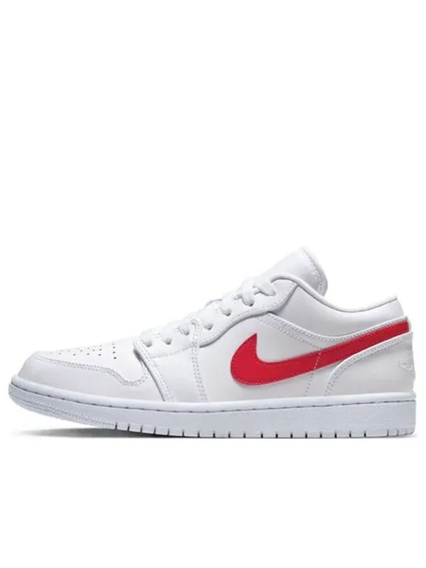 Кроссовки 1 низкие Air Jordan — изображение 1 из 4, белый/красный