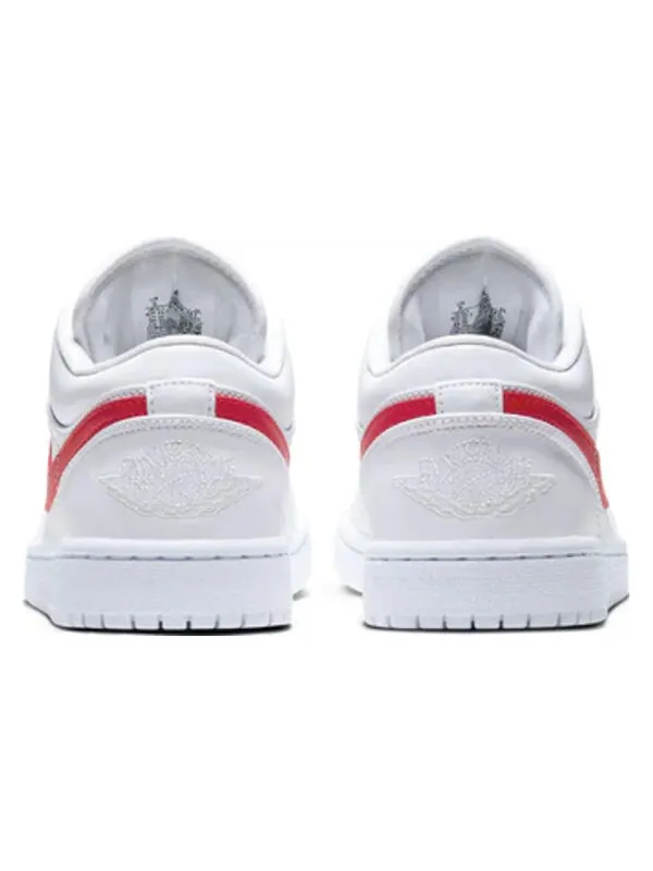 Кроссовки 1 низкие Air Jordan — изображение 4 из 4, белый/красный