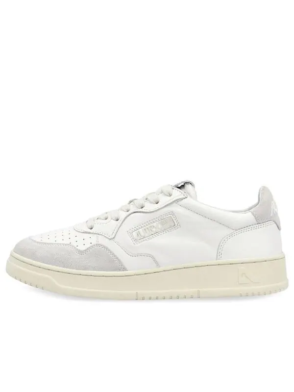 Кроссовки open low leather suede 'white' Autry — изображение 1 из 4, белый