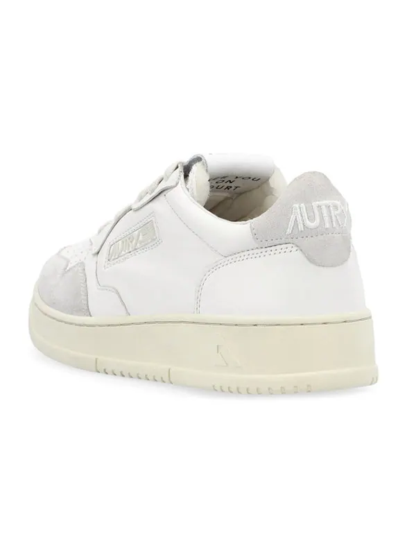 Кроссовки open low leather suede 'white' Autry — изображение 3 из 4, белый