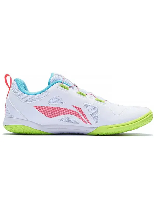 Кроссовки mage pro настольный теннис обувь Li-Ning — изображение 2 из 4, белый/розовый/зеленый