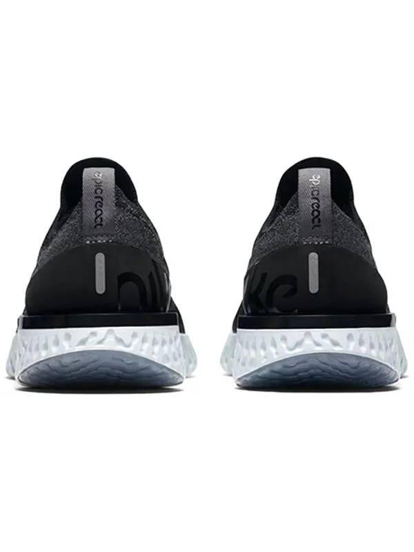 Кроссовки epic react flyknit Nike — изображение 4 из 4, черный/темный серый