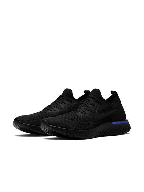 Кроссовки epic react flyknit Nike — изображение 3 из 4, черный