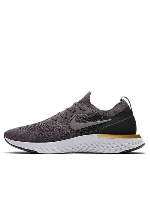 Кроссовки epic react flyknit Nike — изображение 1 из 4, серый/-черный