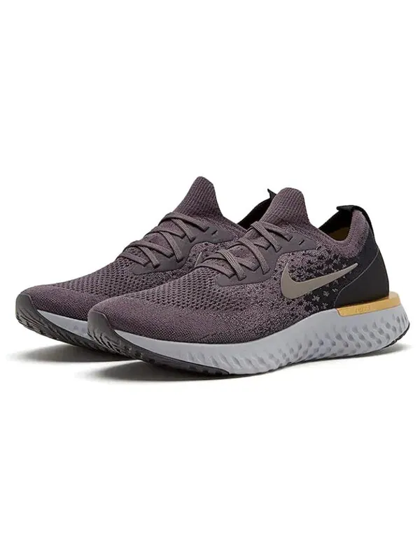 Кроссовки epic react flyknit Nike — изображение 3 из 4, серый/-черный