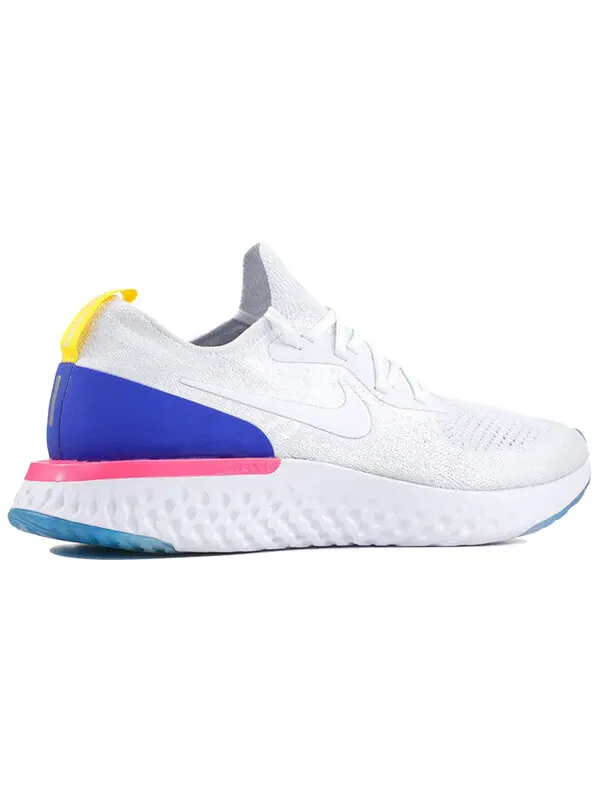 Кроссовки epic react flyknit Nike — изображение 3 из 4, белый