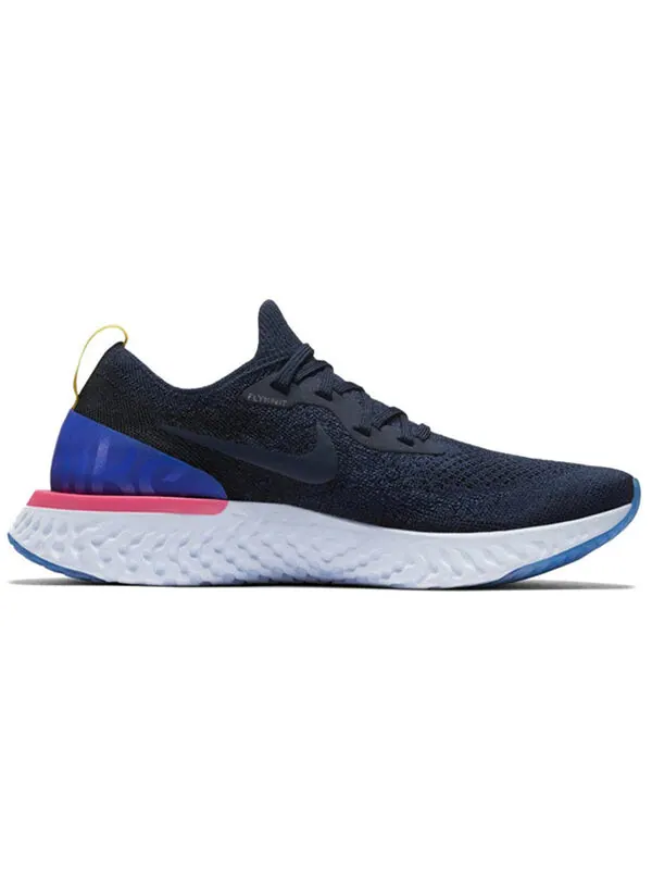 Кроссовки epic react flyknit Nike — изображение 2 из 4, темно-синий