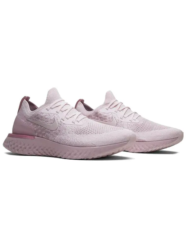 Кроссовки epic react flyknit Nike — изображение 3 из 4, розовый
