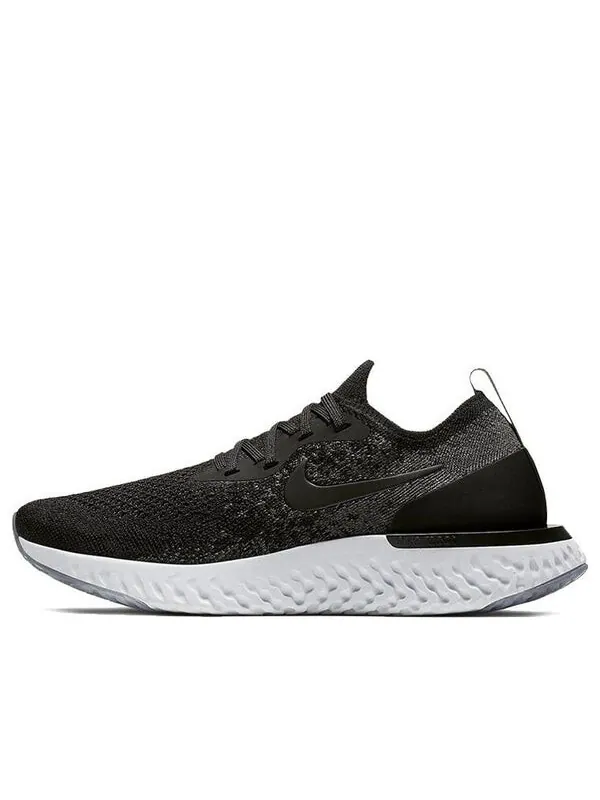 Кроссовки epic react flyknit Nike — изображение 1 из 4, черный/белый