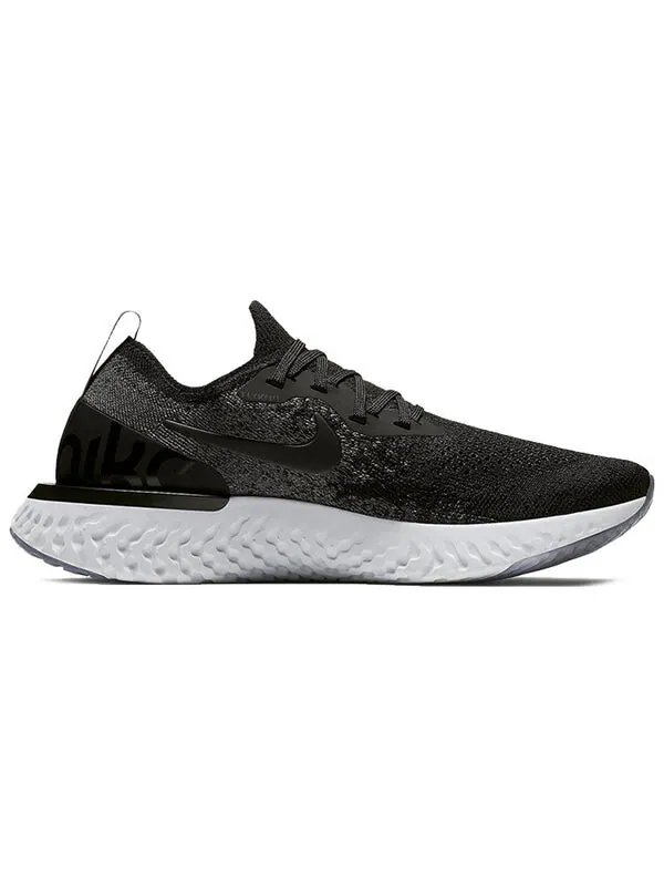 Кроссовки epic react flyknit Nike — изображение 2 из 4, черный/белый