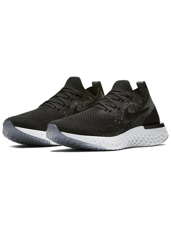 Кроссовки epic react flyknit Nike — изображение 3 из 4, черный/белый