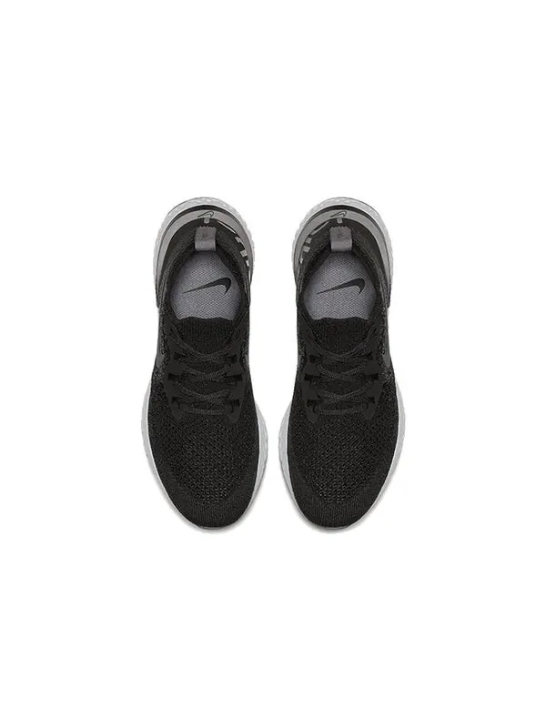 Кроссовки epic react flyknit Nike — изображение 4 из 4, черный/белый