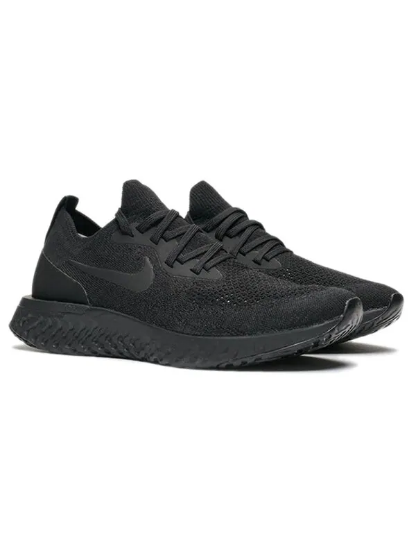 Кроссовки epic react flyknit Nike — изображение 2 из 4, черный