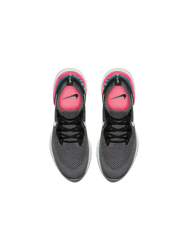Кроссовки epic react flyknit Nike — изображение 4 из 4, серый/синий/розовый