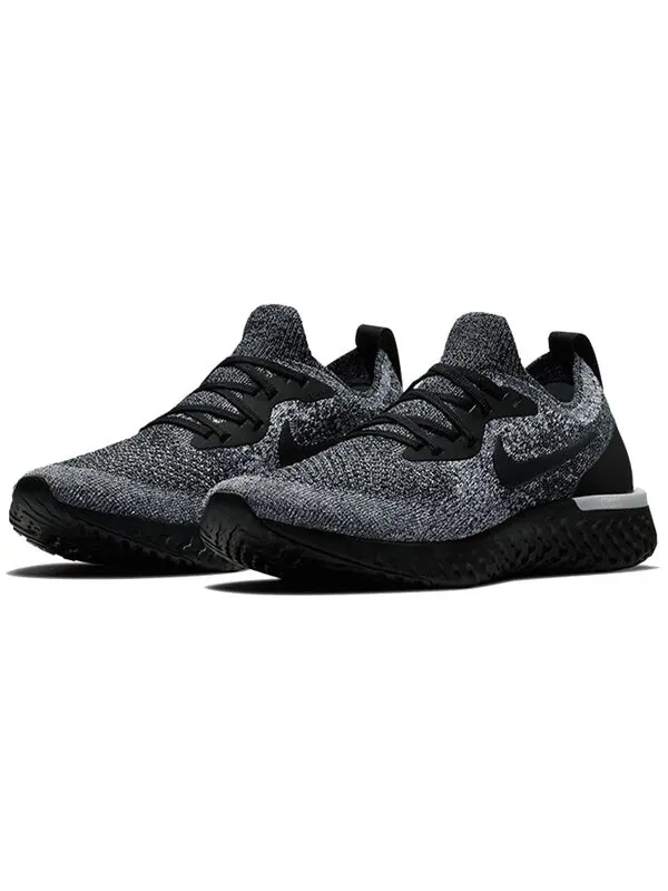 Кроссовки epic react flyknit Nike — изображение 3 из 4, черный/черный-белый