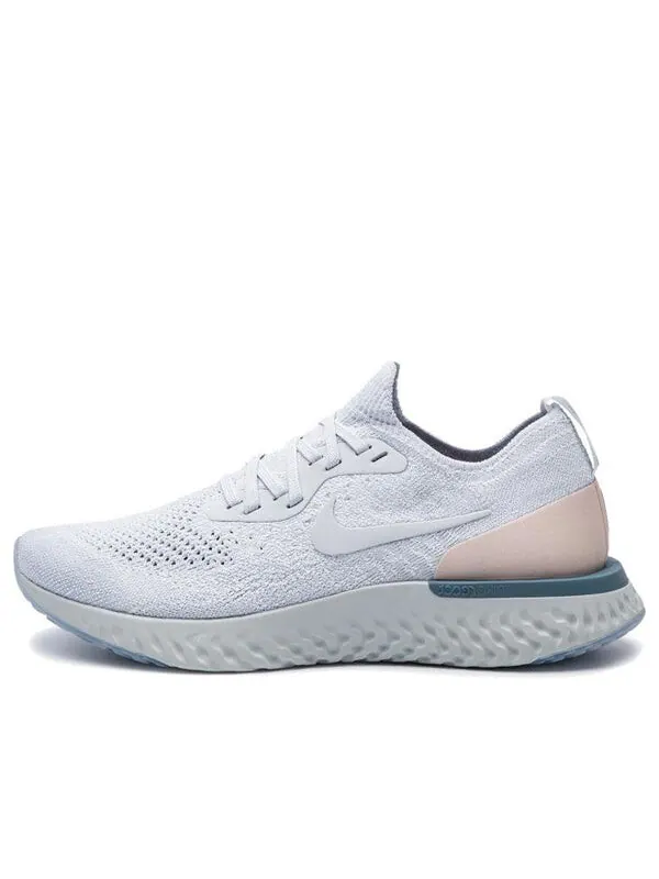Кроссовки epic react flyknit Nike — изображение 1 из 4, серый/зеленый