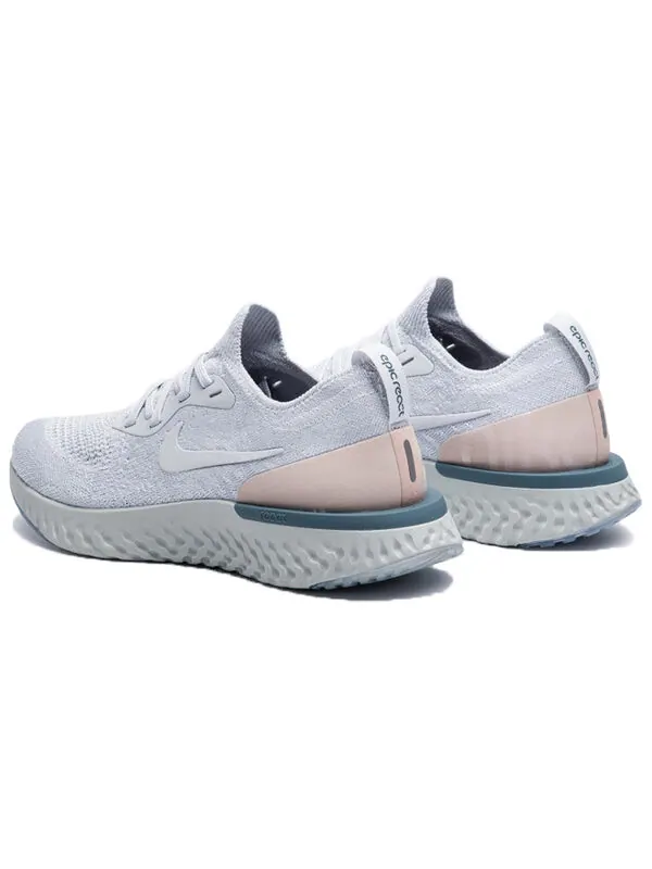 Кроссовки epic react flyknit Nike — изображение 3 из 4, серый/зеленый