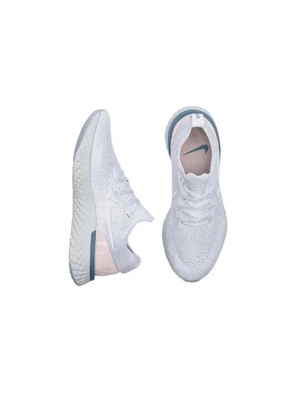 Кроссовки epic react flyknit Nike — изображение 4 из 4, серый/зеленый
