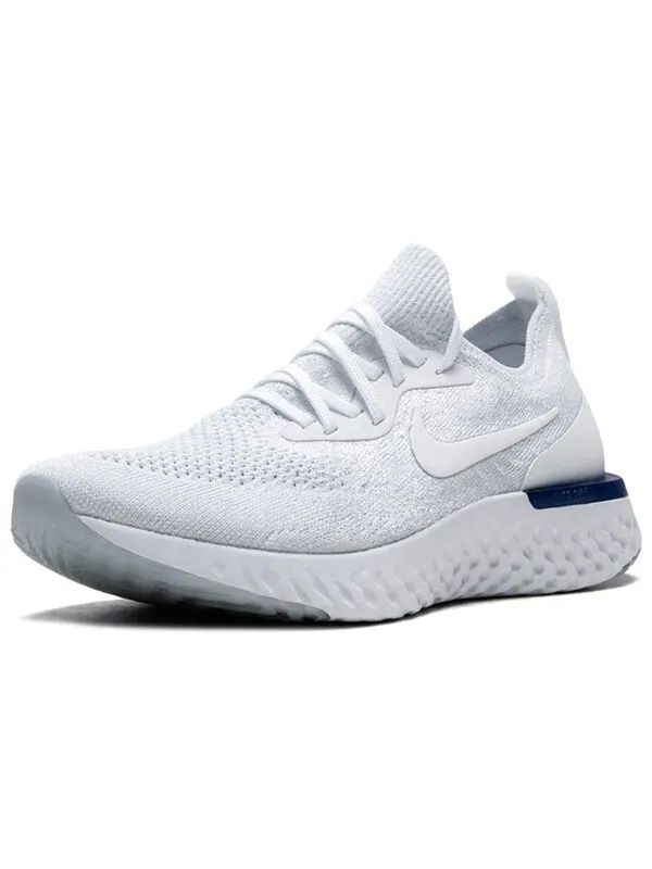 Кроссовки epic react flyknit Nike — изображение 2 из 4, белый/синий