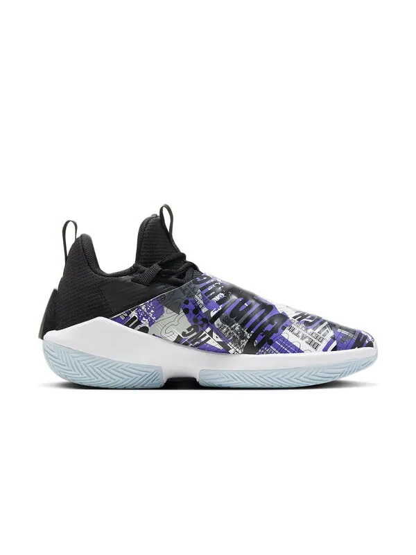 Кроссовки Jumpman Hustle Air Jordan — изображение 2 из 4, черный//оливковый