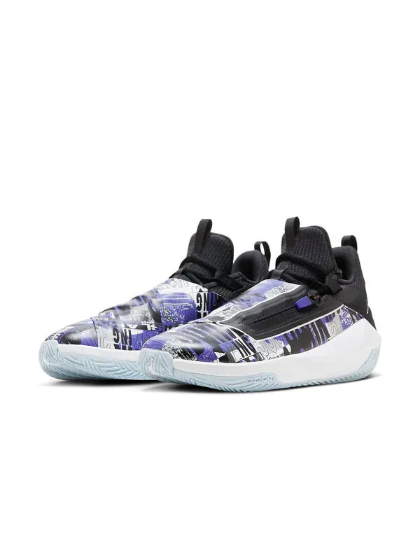 Кроссовки Jumpman Hustle Air Jordan — изображение 3 из 4, черный//оливковый