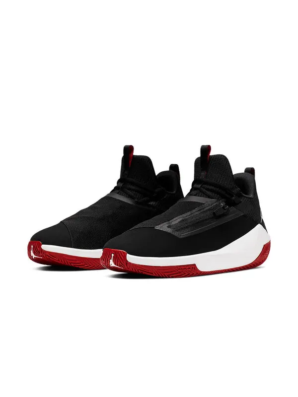 Кроссовки jumpman hustle pf красные Air Jordan — изображение 3 из 4, черный/красный