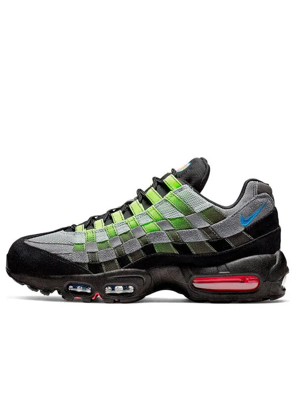 Кроссовки air max 95 плетеные серо- Nike — изображение 1 из 4, серый/зеленый
