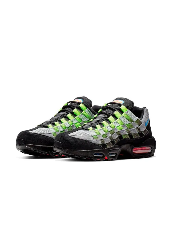 Кроссовки air max 95 плетеные серо- Nike — изображение 3 из 4, серый/зеленый