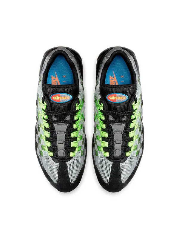 Кроссовки air max 95 плетеные серо- Nike — изображение 4 из 4, серый/зеленый