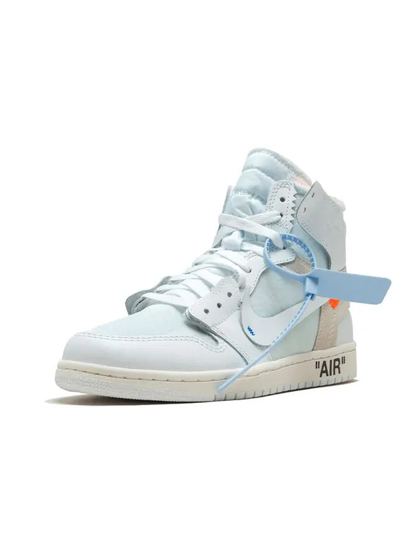 Кроссовки 1 x Off White Retro High OG Air Jordan — изображение 2 из 4, белый