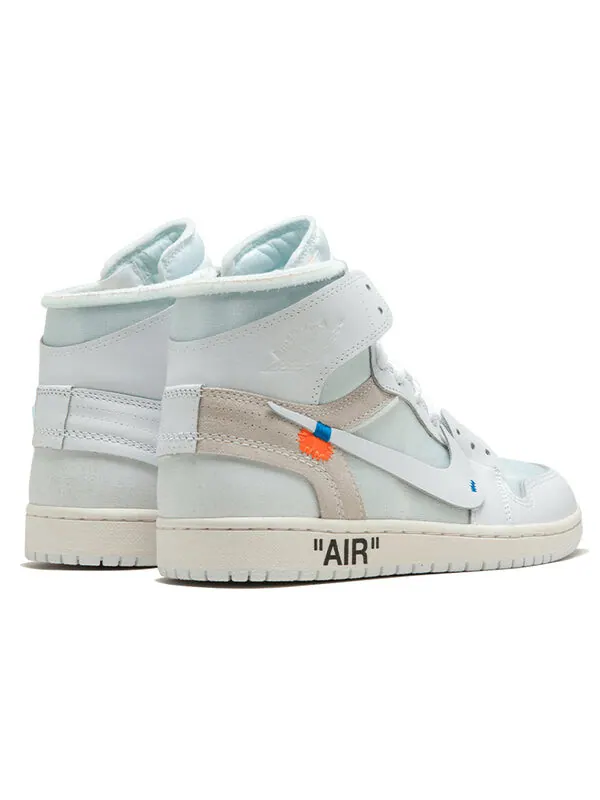 Кроссовки 1 x Off White Retro High OG Air Jordan — изображение 4 из 4, белый