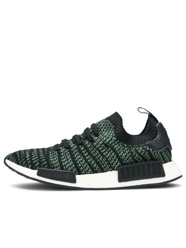 Кроссовки nmd_r1 stlt primeknit 'noble green' Adidas — изображение 1 из 4, зеленый