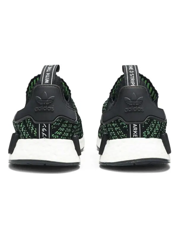 Кроссовки nmd_r1 stlt primeknit 'noble green' Adidas — изображение 3 из 4, зеленый