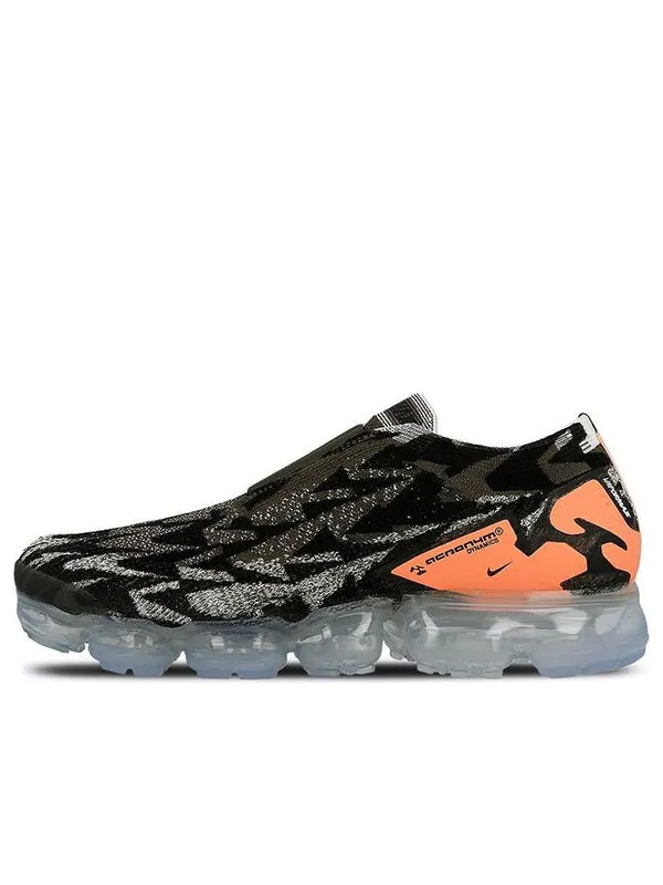 Кроссовки acronym x air vapormax moc 2 'thirsty bandit' Nike — изображение 1 из 4, черный/серый/оранжевый