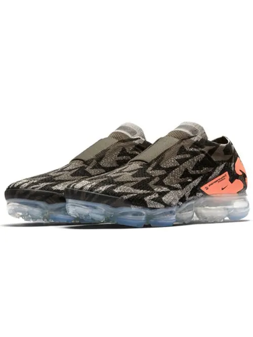 Кроссовки acronym x air vapormax moc 2 'thirsty bandit' Nike — изображение 2 из 4, черный/серый/оранжевый
