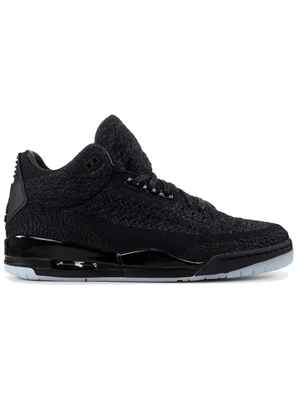 Кроссовки 3 ретро flyknit Air Jordan — изображение 2 из 4, черный