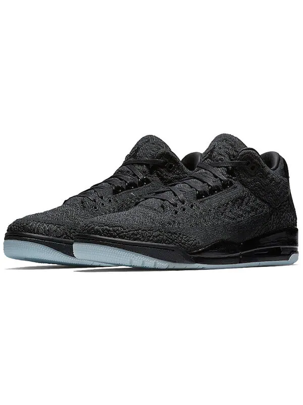 Кроссовки 3 ретро flyknit Air Jordan — изображение 4 из 4, черный