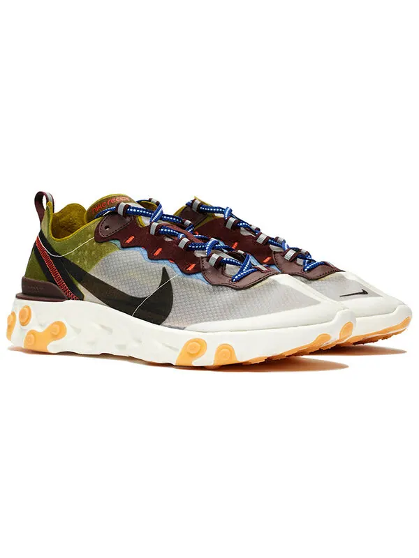 Кроссовки react element 87 'moss' Nike — изображение 2 из 4, черный--глубокий синий