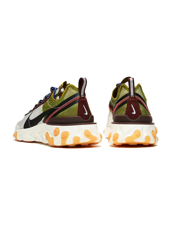 Кроссовки react element 87 'moss' Nike — изображение 4 из 4, черный--глубокий синий
