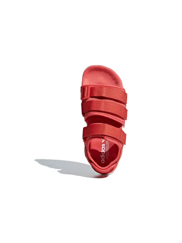 Сандалии оригинальные сандалии adilette 2.0 минималистичные красные сандалии Adidas — изображение 3 из 4, красный