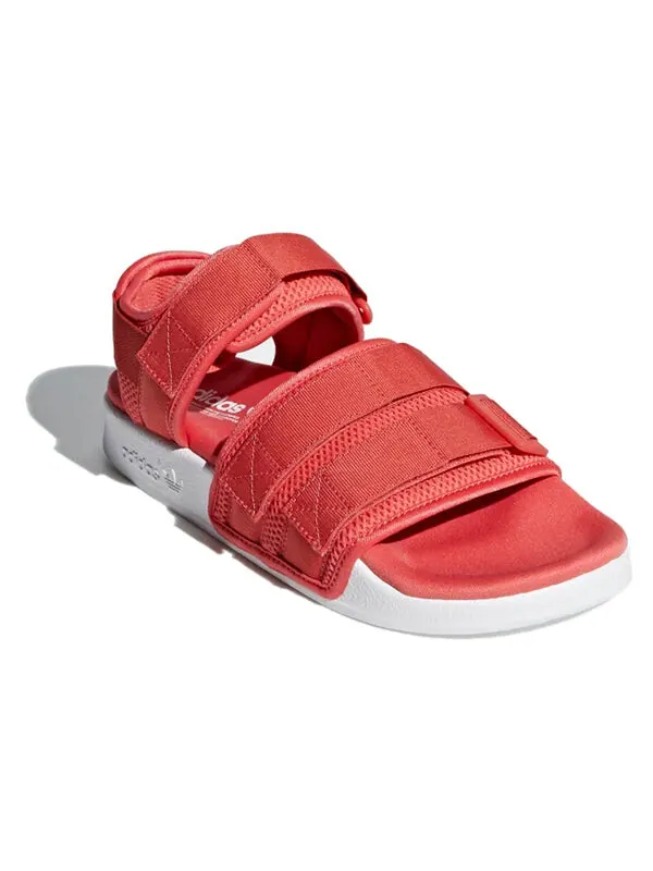 Сандалии оригинальные сандалии adilette 2.0 минималистичные красные сандалии Adidas — изображение 4 из 4, красный